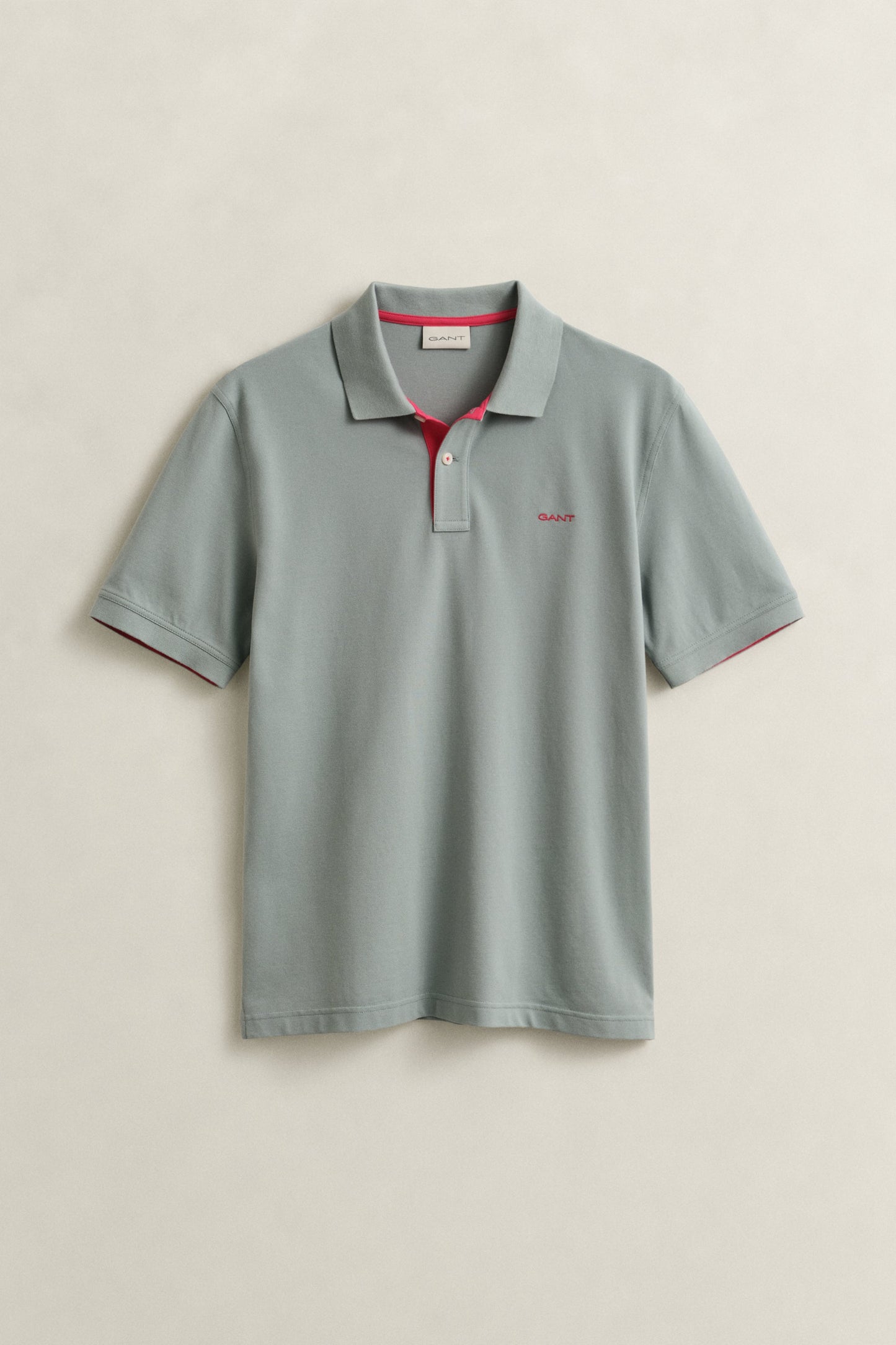 Regular Fit Contrast Pique Polo Shirt