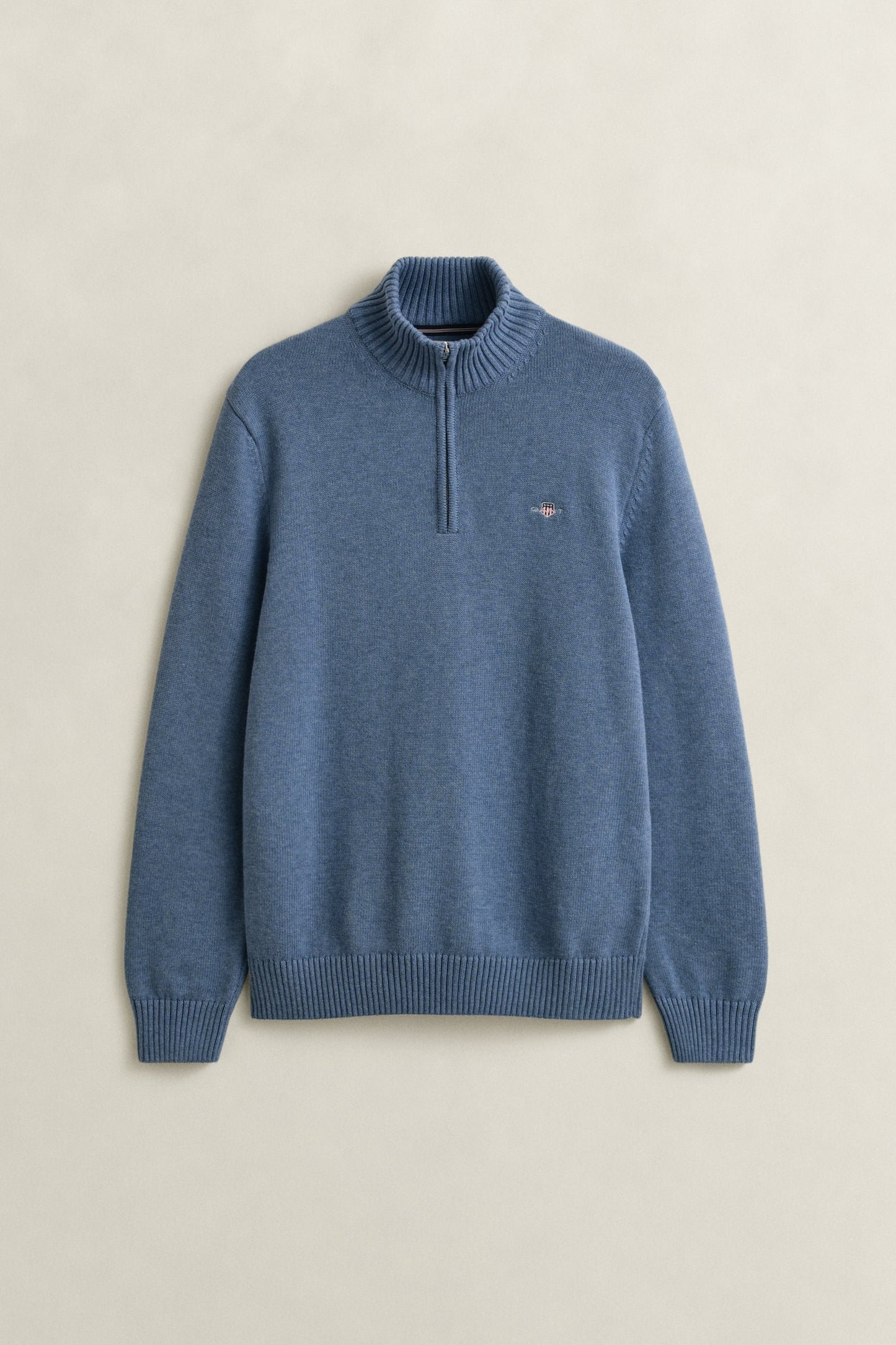 Casual Cotton Half-Zip Sweater