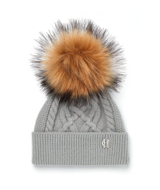 Cortina Bobble Hat (Soft grey)