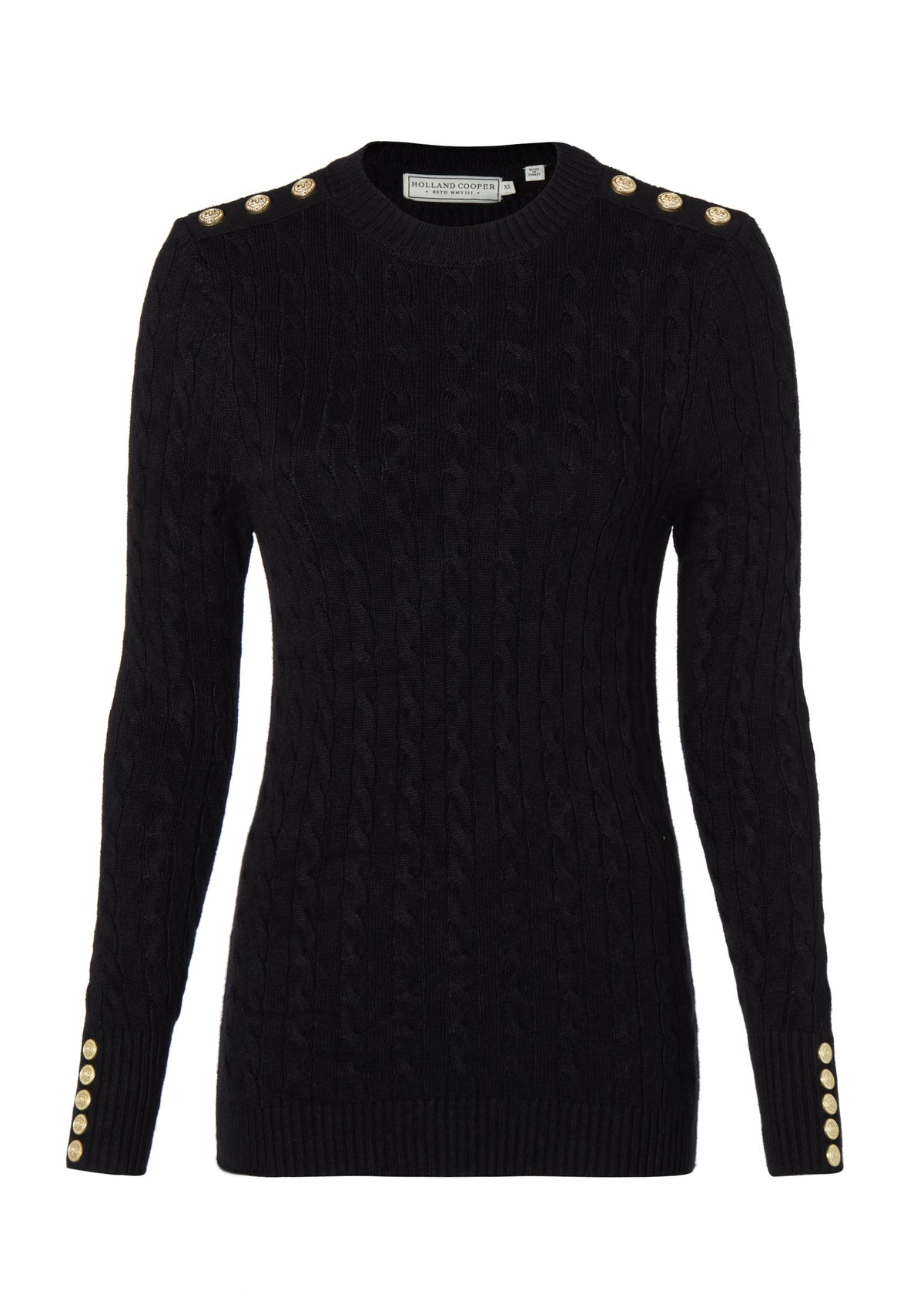 Seattle Cable Crew Knit