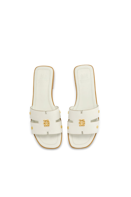 Heraldic Monogram Slides - White