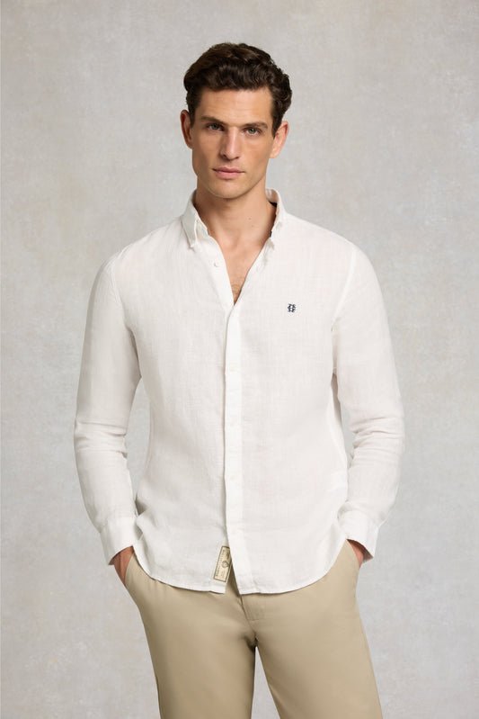 Regular Fit Linen Shirt