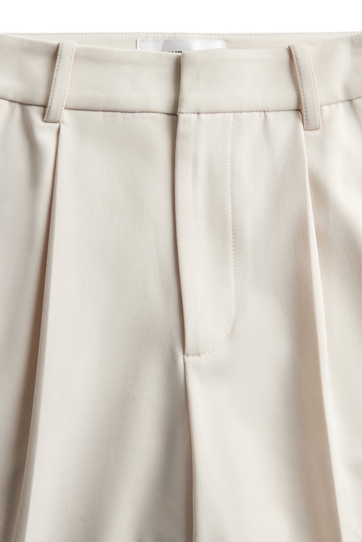 Pleated Wide Leg Trouser