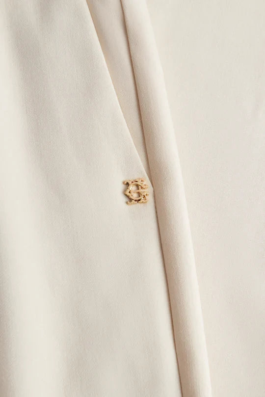 Pleated Wide Leg Trouser