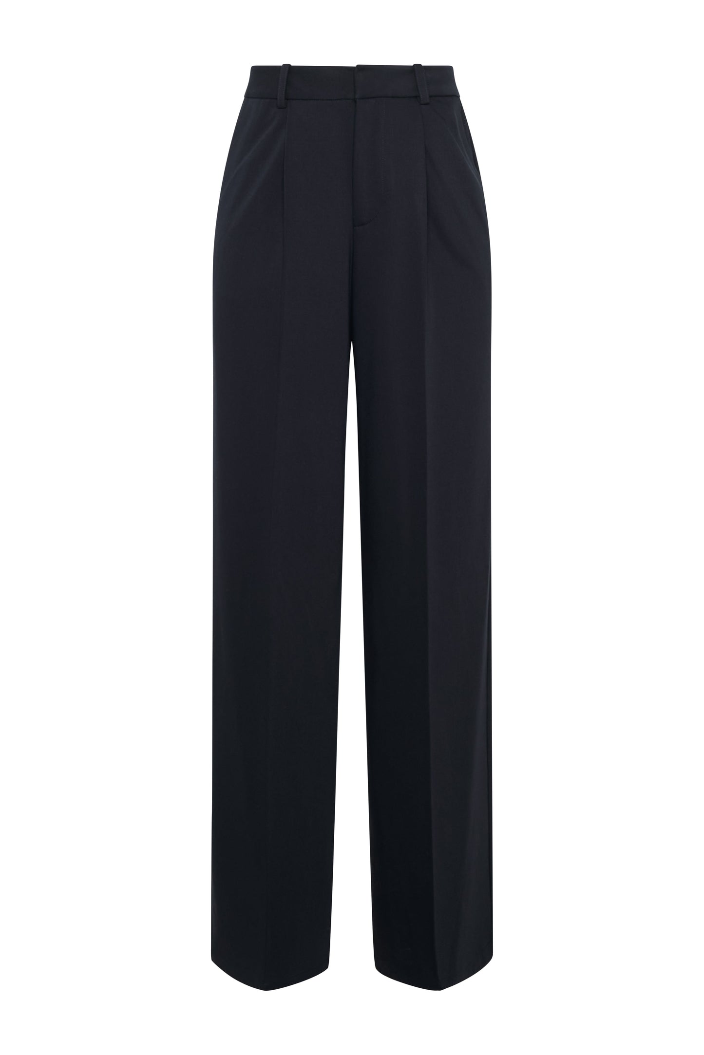 Pleated Wide Leg Trouser