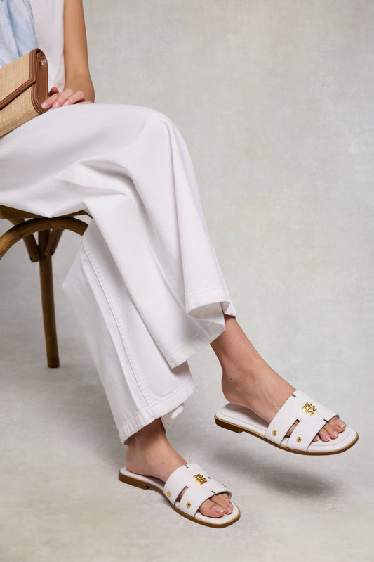 Heraldic Monogram Slides - White