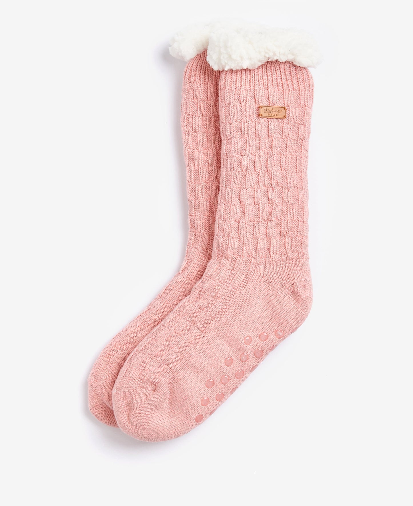 Cable Knit Lounge Socks