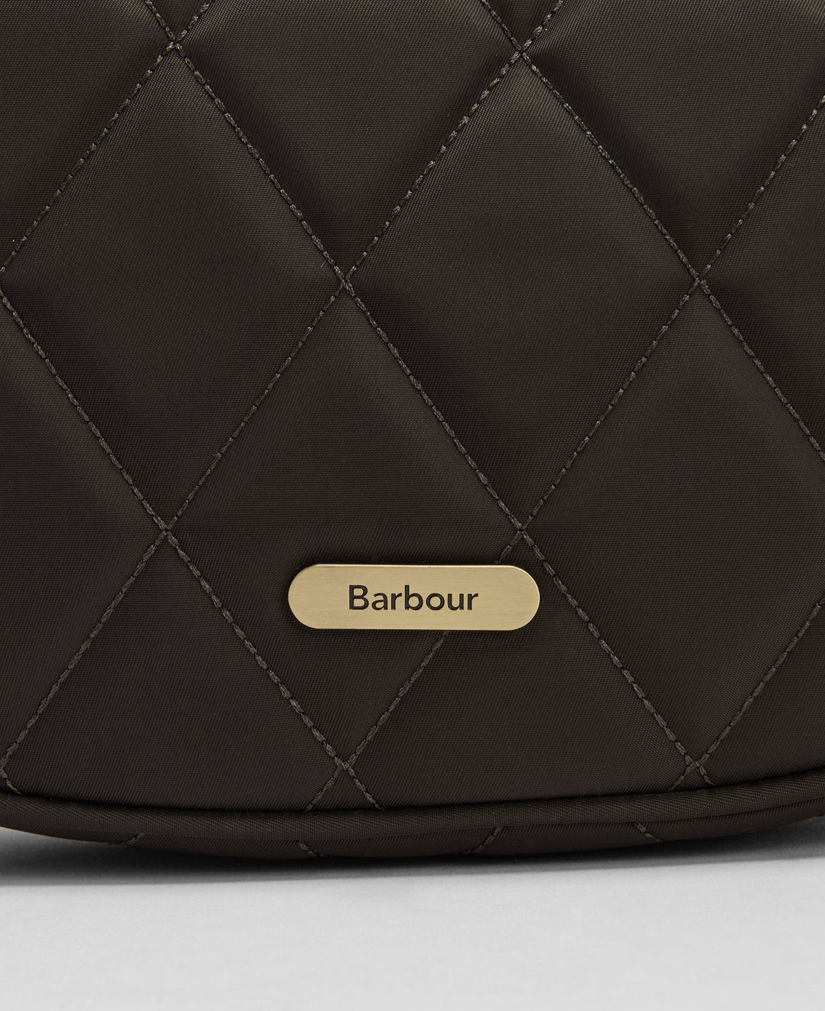 Quilted Sling Shoulder Bag (Olive)