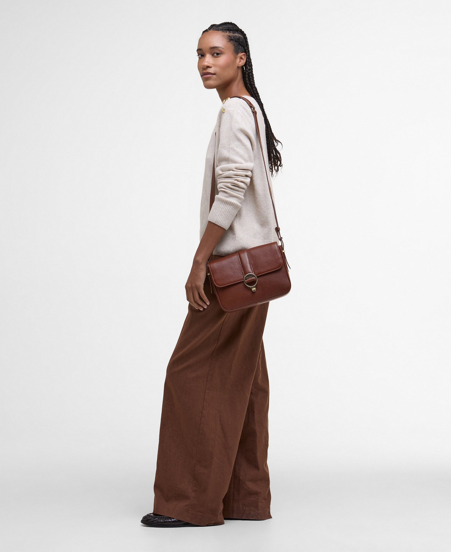 Rosa Leather Crossbody Bag