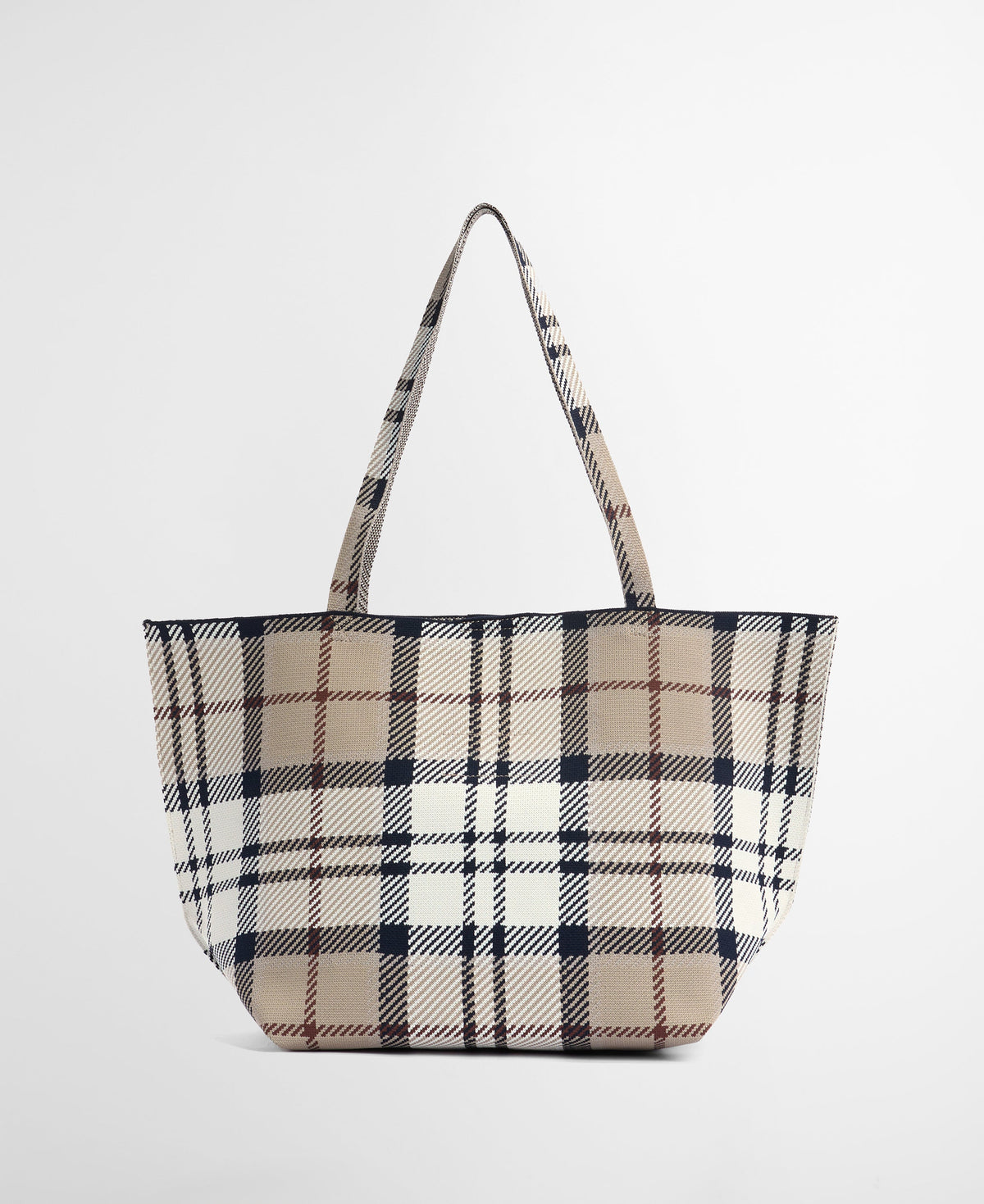 Layla Tartan Large Tote Bag - Rosewood Tartan