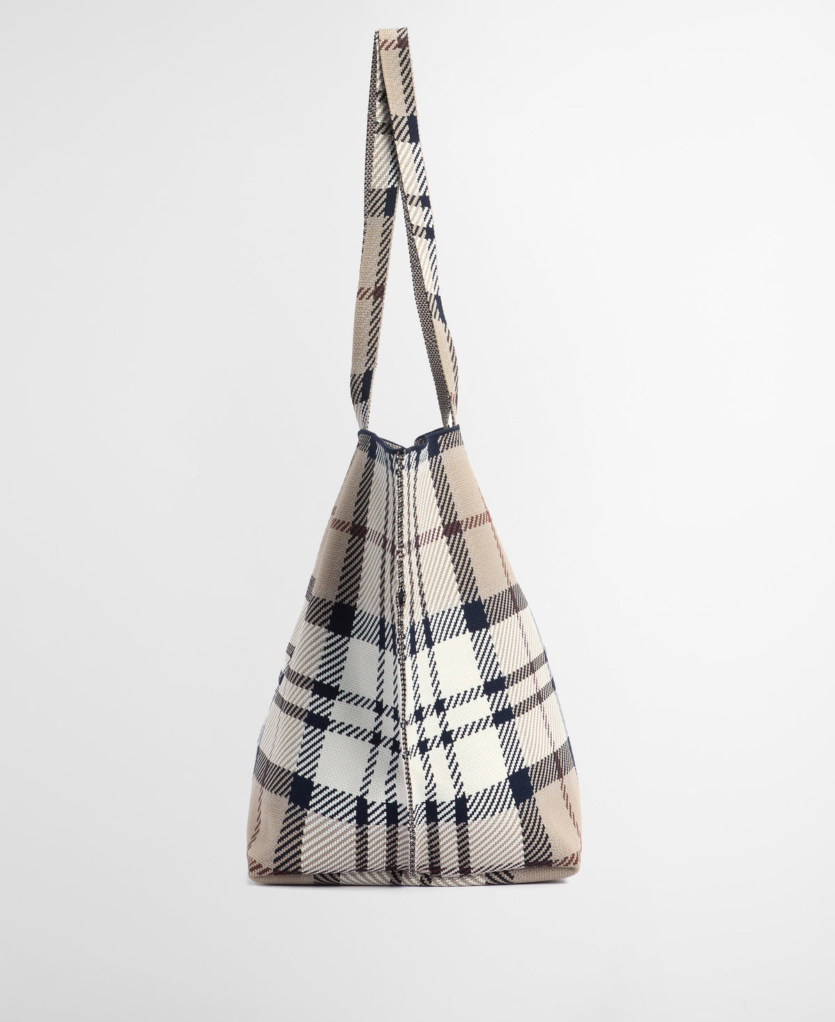 Layla Tartan Large Tote Bag - Rosewood Tartan