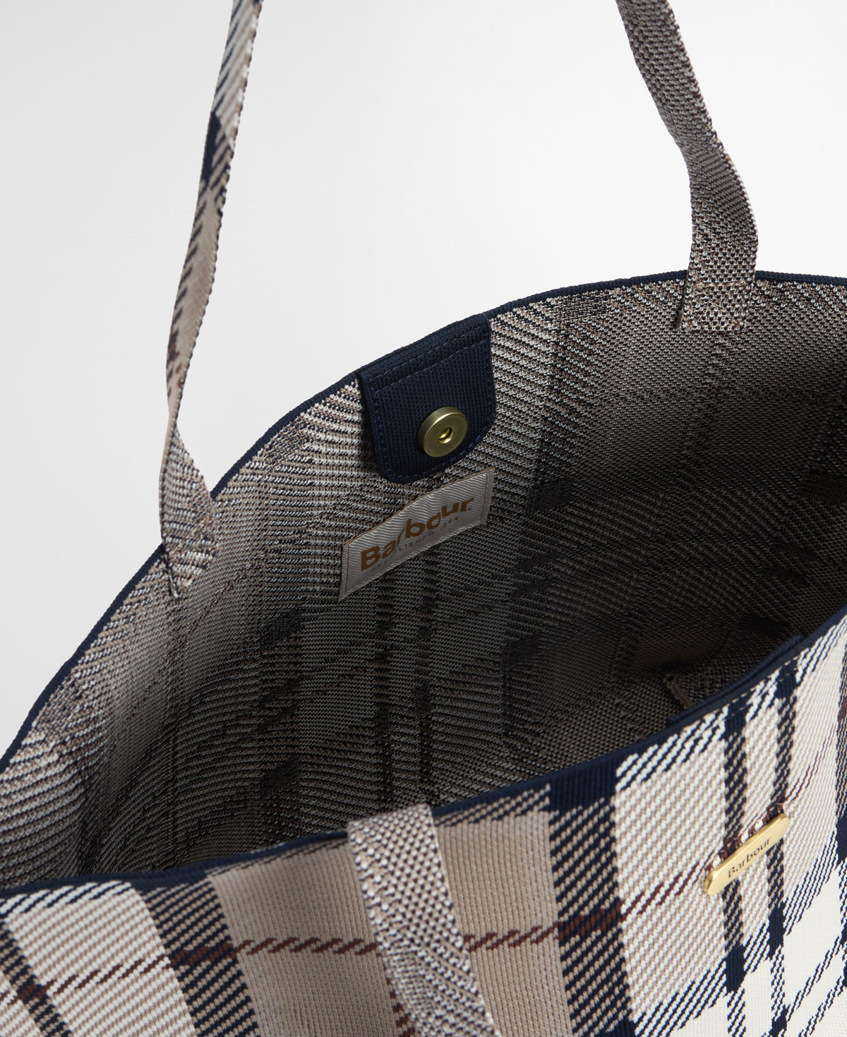 Layla Tartan Large Tote Bag - Rosewood Tartan