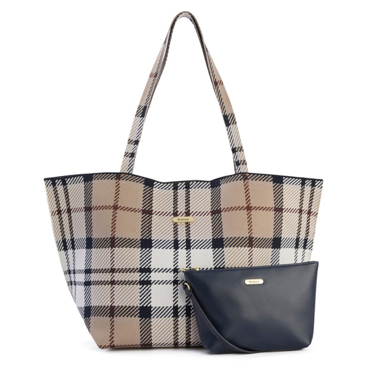 Layla Tartan Large Tote Bag - Rosewood Tartan