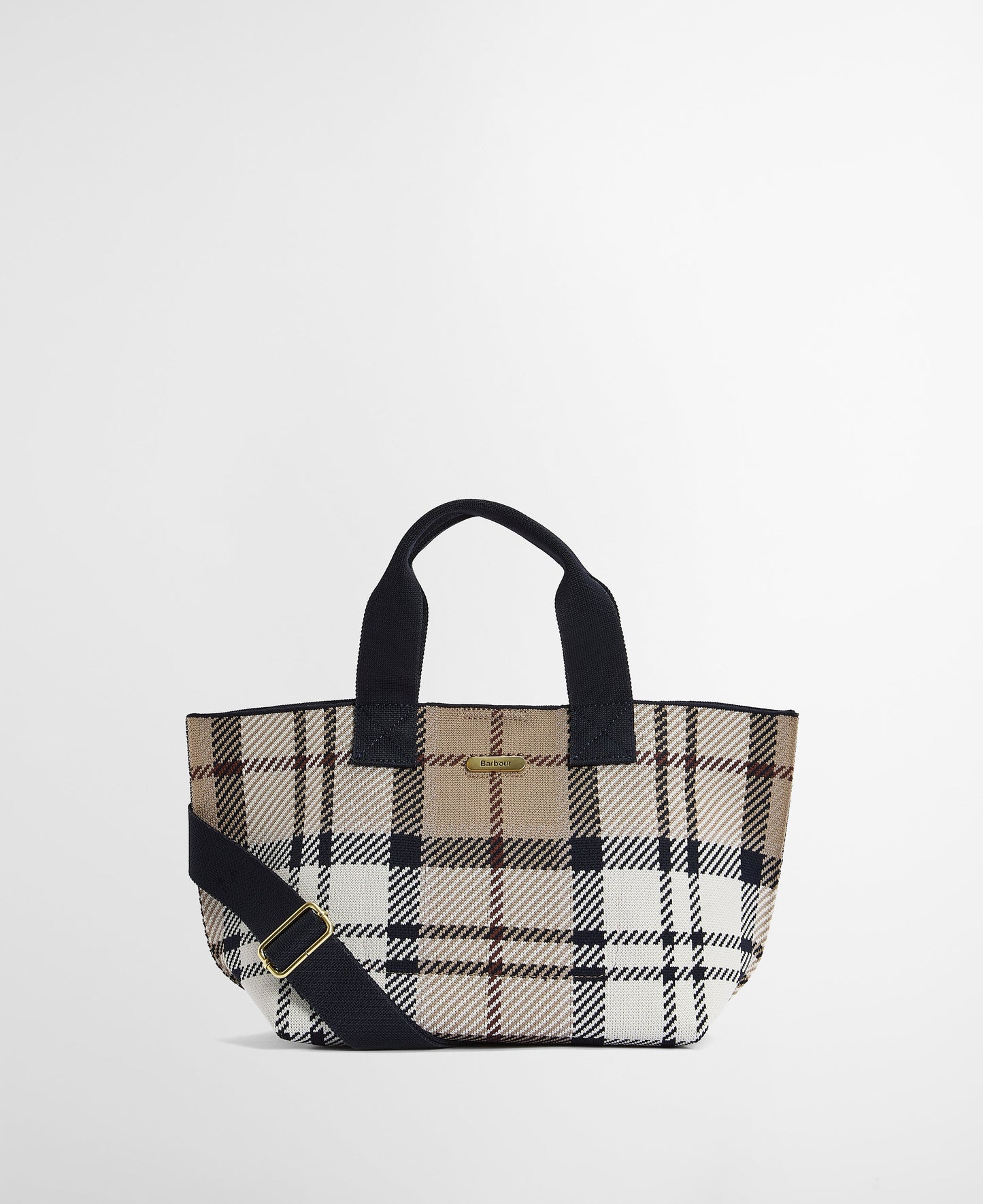 Barbour Layla Tartan Mini Tote Bag - Rosewood Tartan