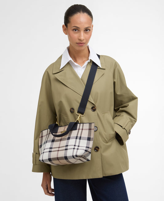 Barbour Layla Tartan Mini Tote Bag - Rosewood Tartan