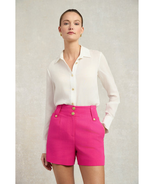 Tailored Short Linen