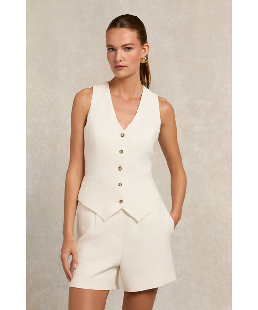 Tailored Short Linen