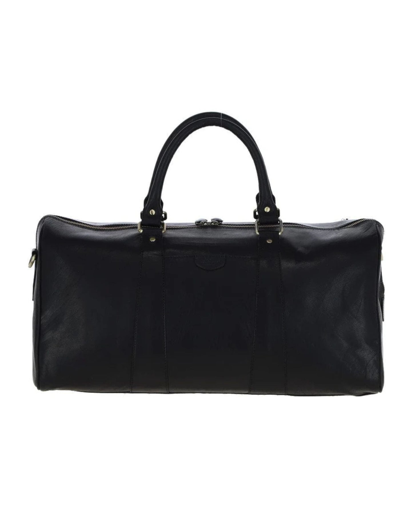 Large Leather Holdall – Black