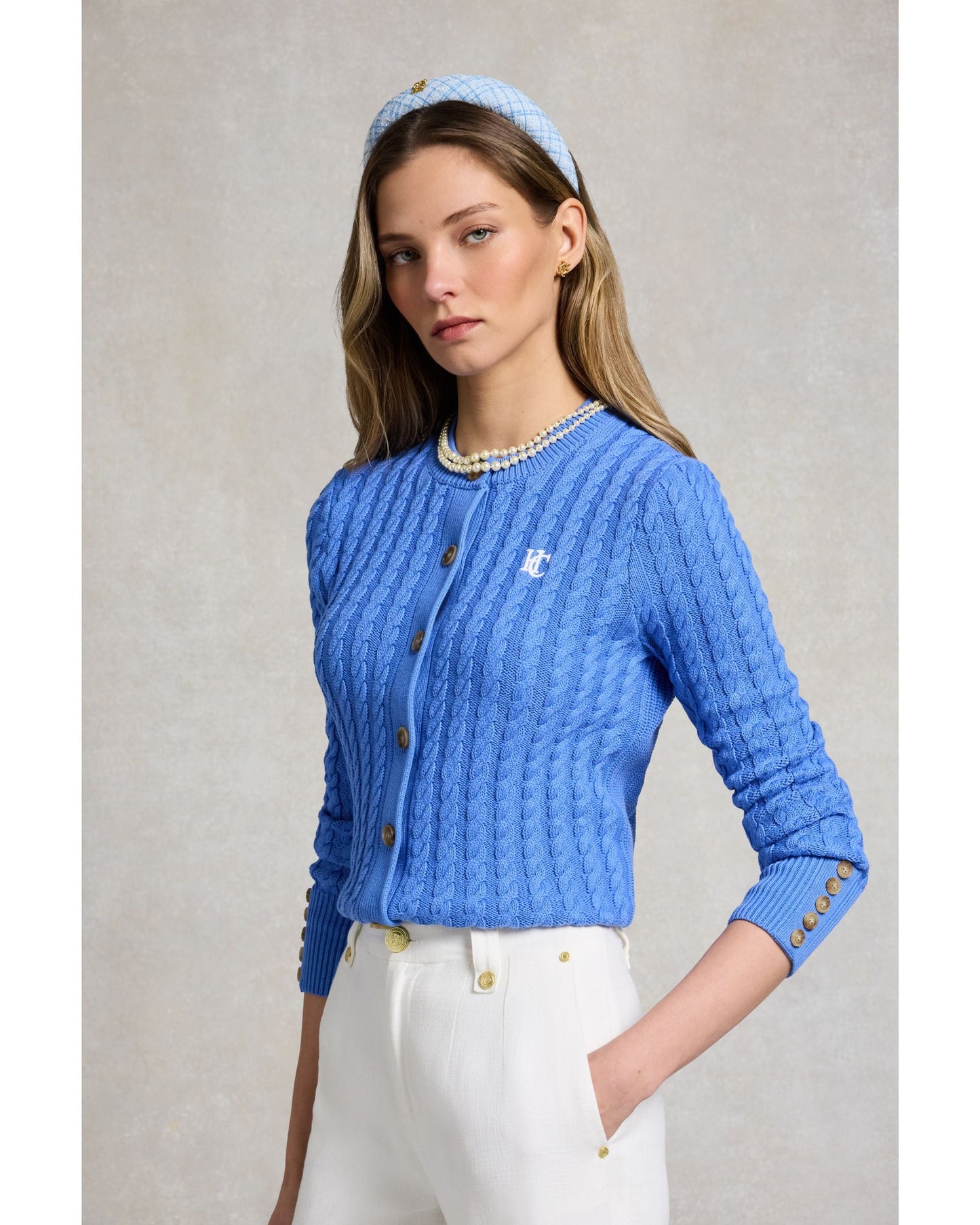 Cotswold Cardigan - Cornflower Blue