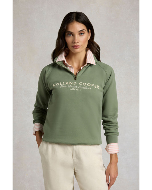 Sporting Goods Zip Henley