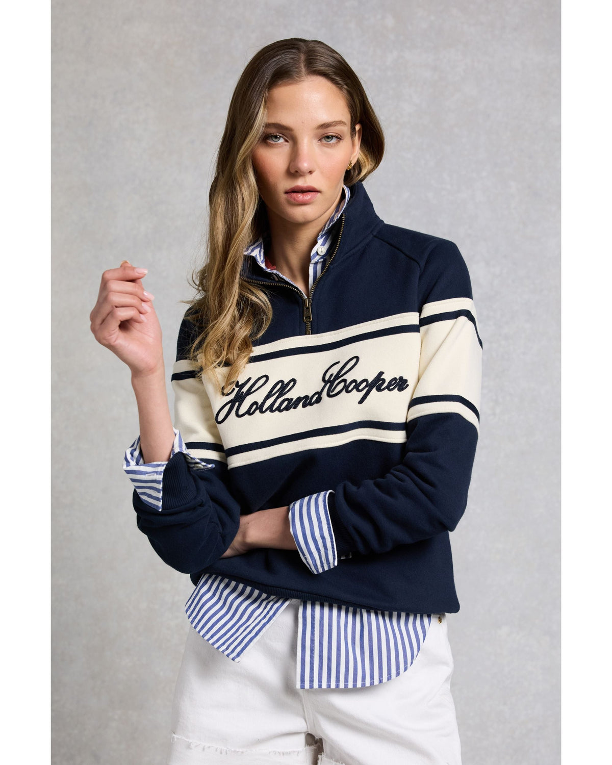 Signature Quarter Zip Sweat