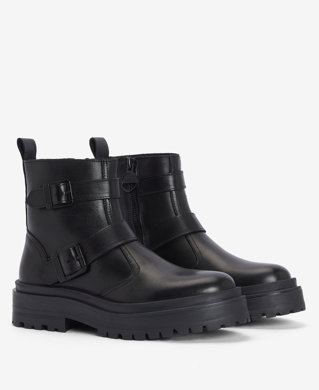 Tasmin Double-Buckle Chelsea Boots