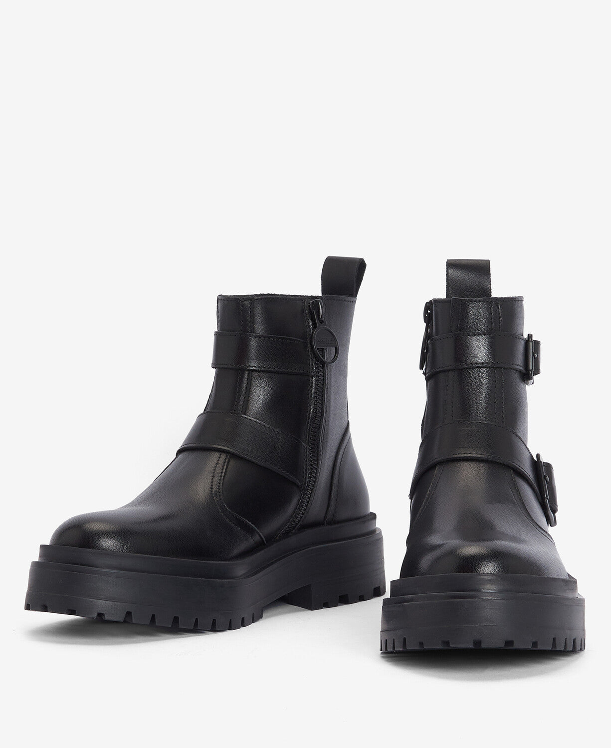 Tasmin Double-Buckle Chelsea Boots
