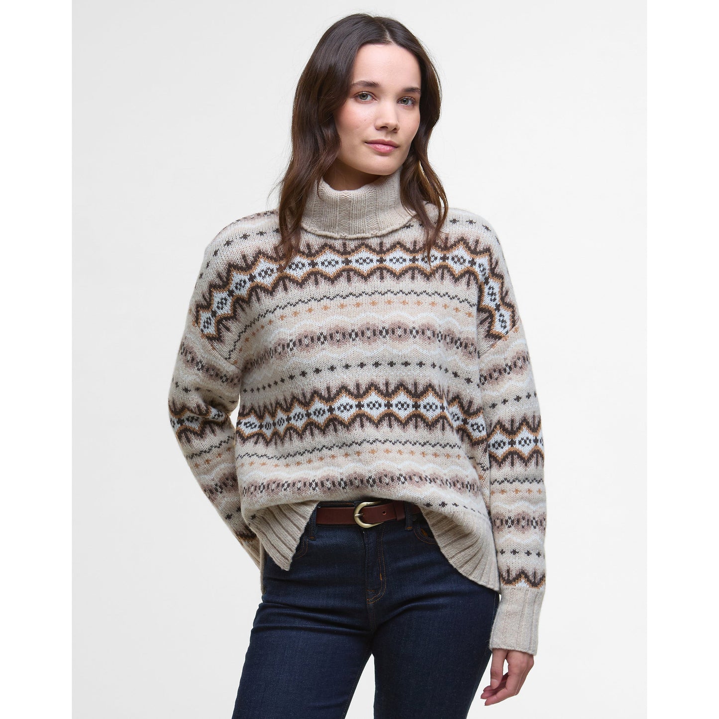 Helen Fair isle Roll-Neck Jumper