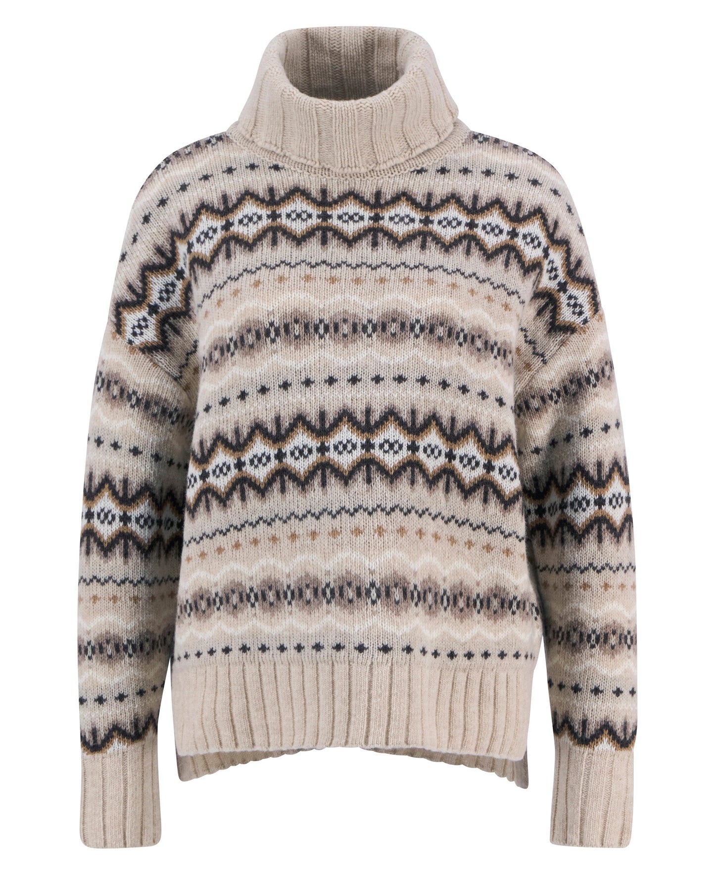 Helen Fair isle Roll-Neck Jumper