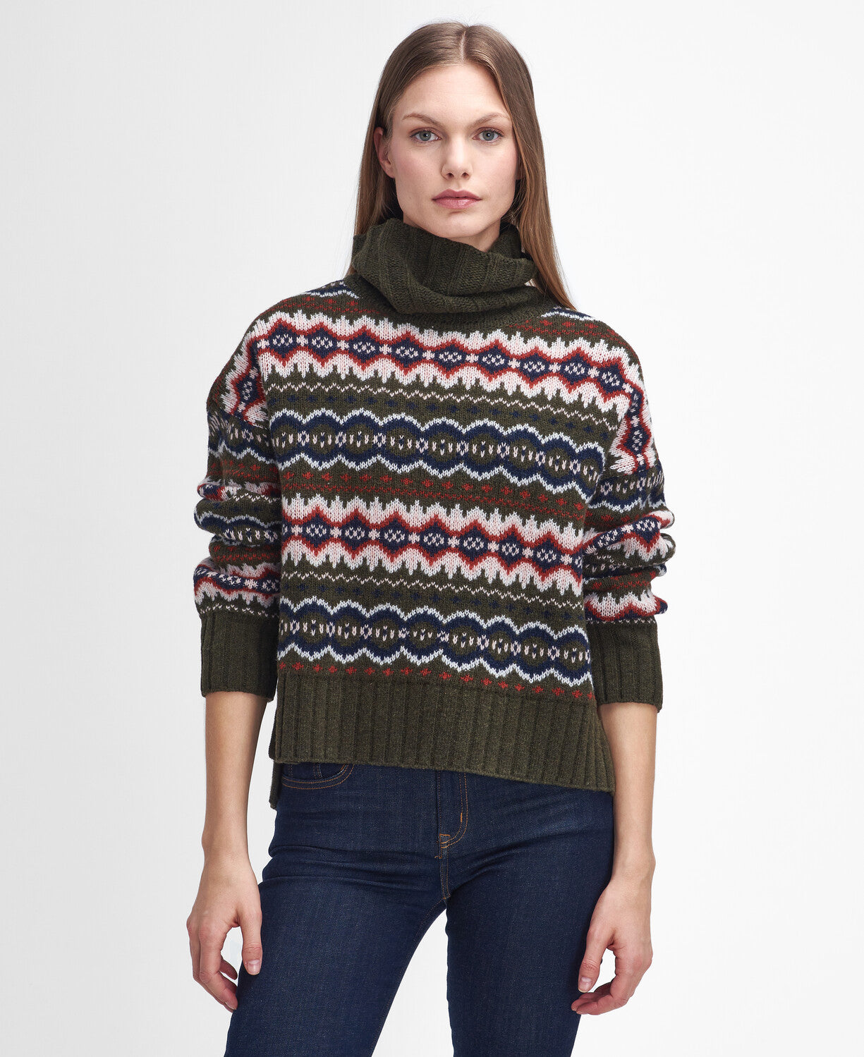 Helen Fair isle Roll-Neck Jumper