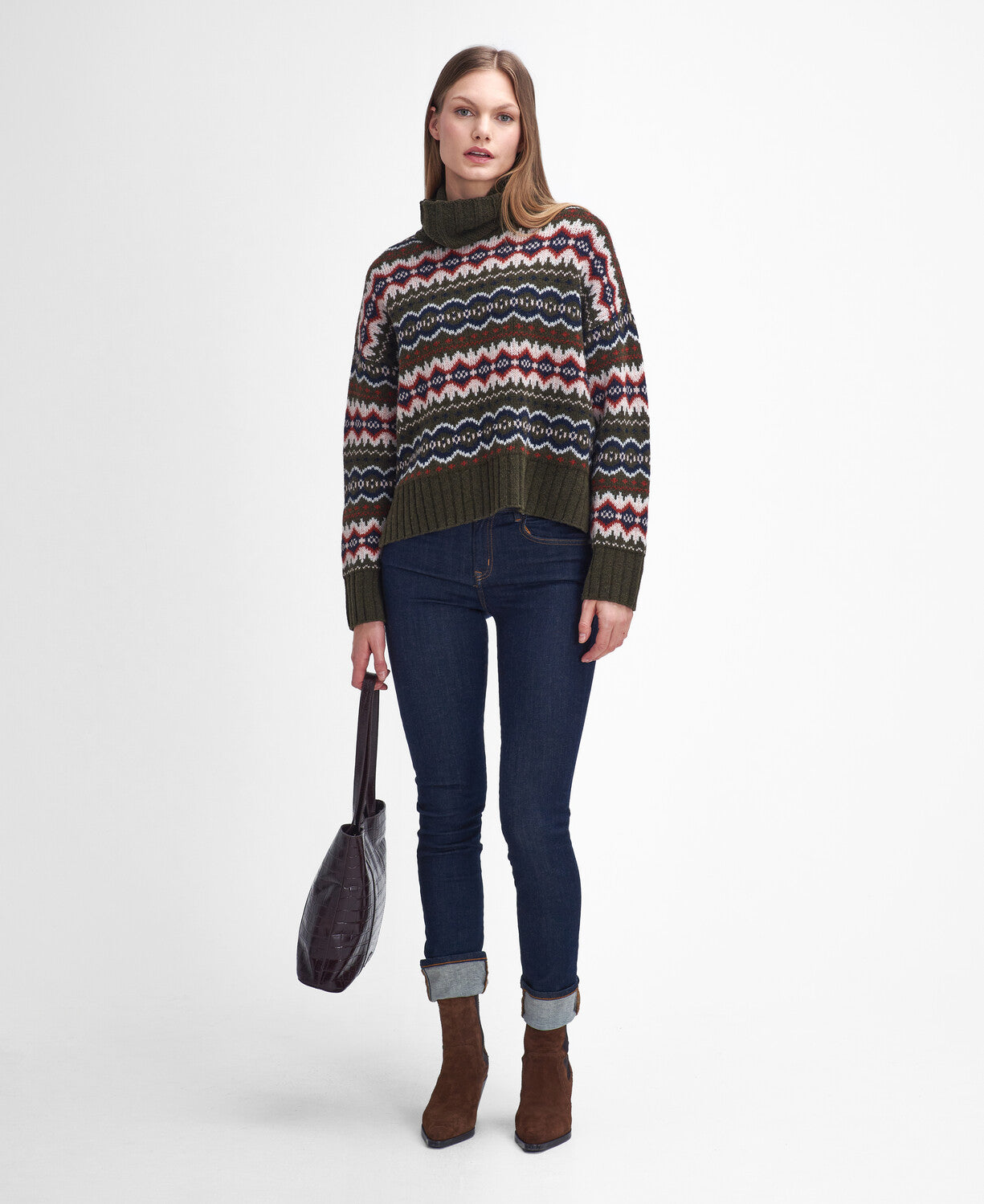 Helen Fair isle Roll-Neck Jumper