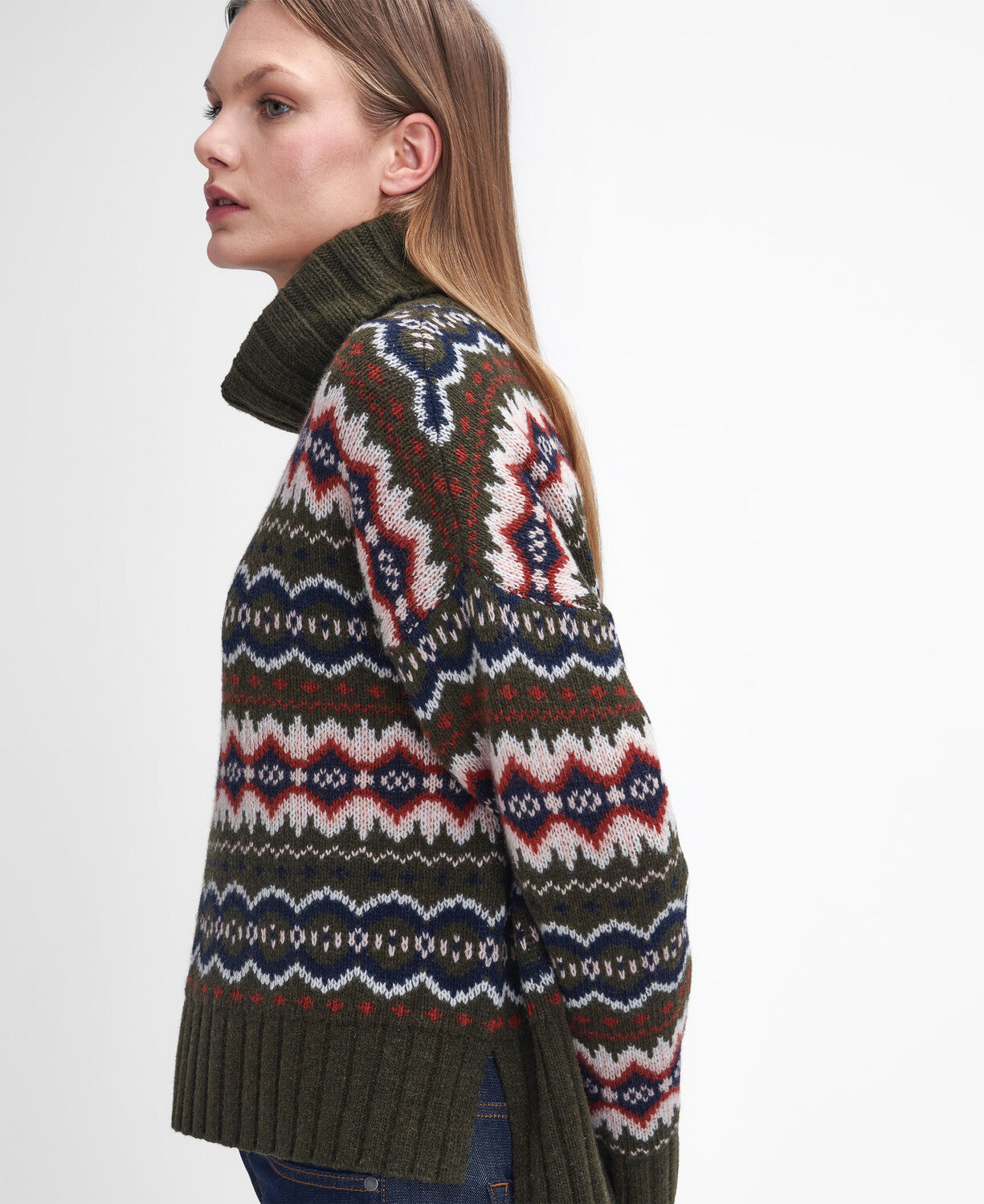 Helen Fair isle Roll-Neck Jumper