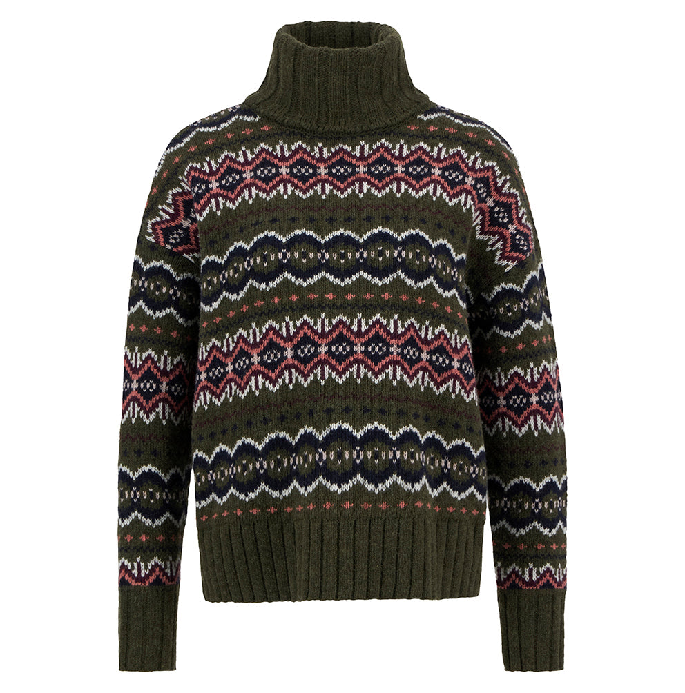 Helen Fair isle Roll-Neck Jumper