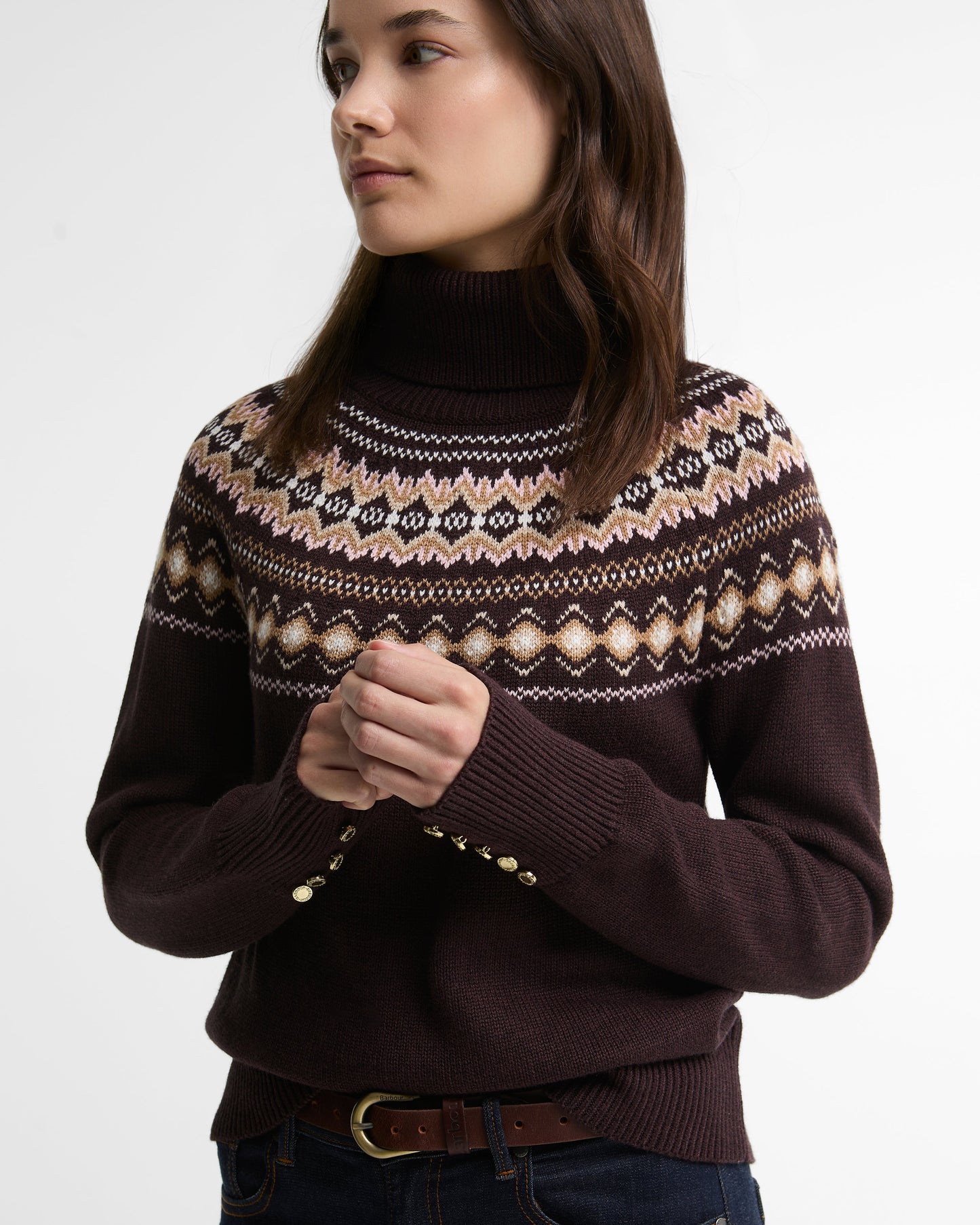 Darwen Fairisle Rollneck Jumper