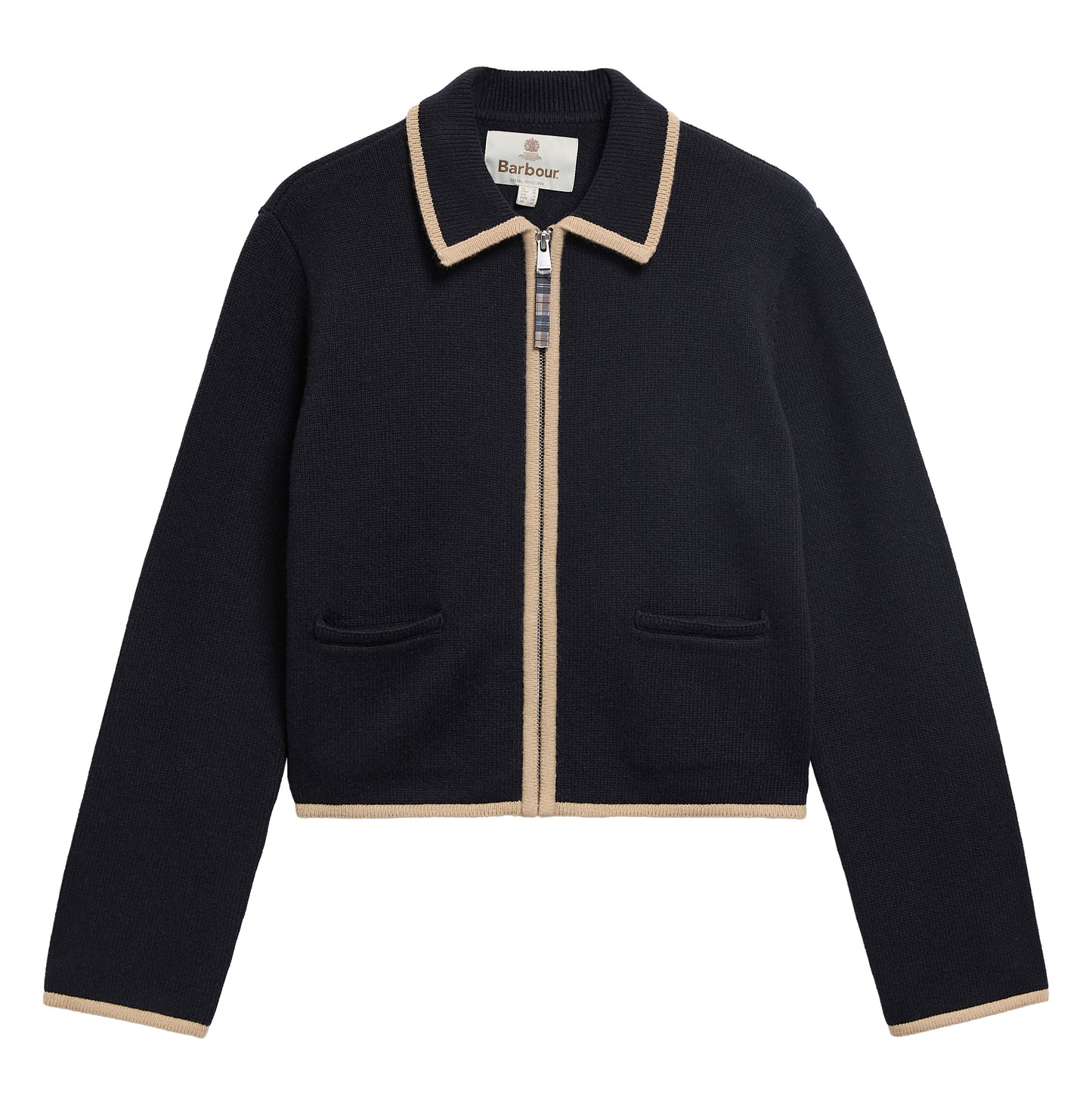 Amryn Wool Zip-Up Cardigan