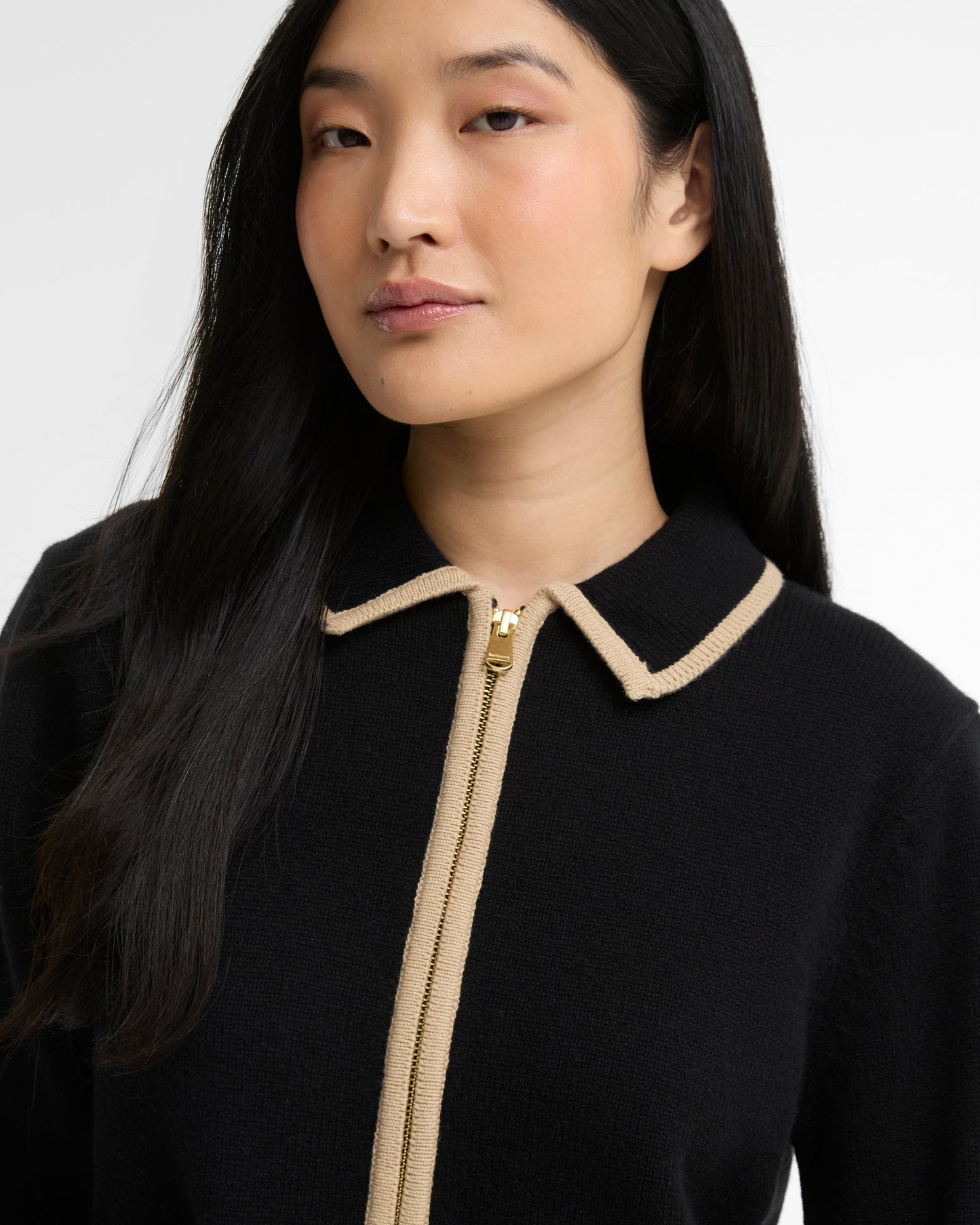 Amryn Wool Zip-Up Cardigan