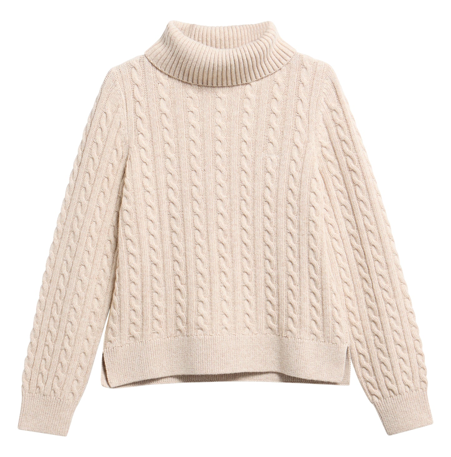Ambleside Cable-Knit Rollneck Jumper