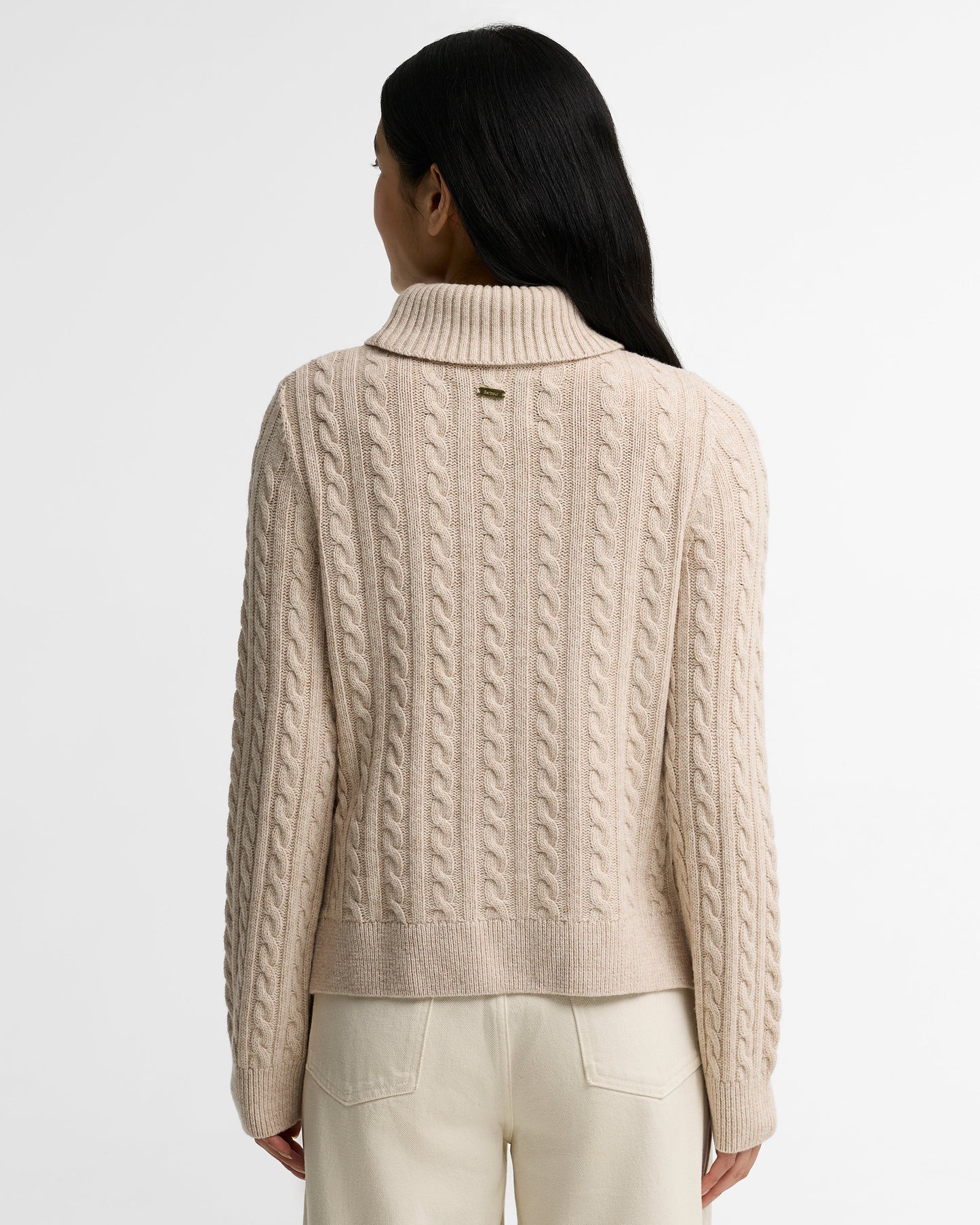 Ambleside Cable-Knit Rollneck Jumper
