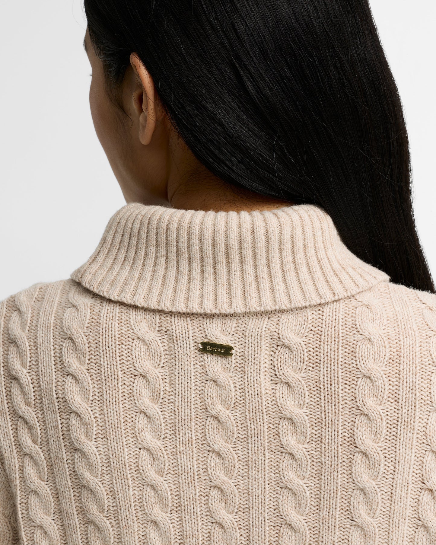 Ambleside Cable-Knit Rollneck Jumper