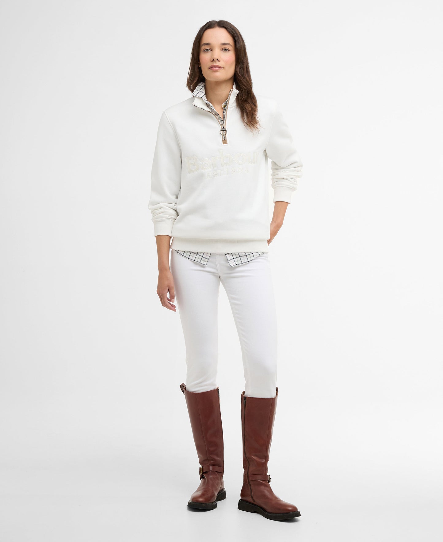 Cynthia Half Zip Sweatshirt