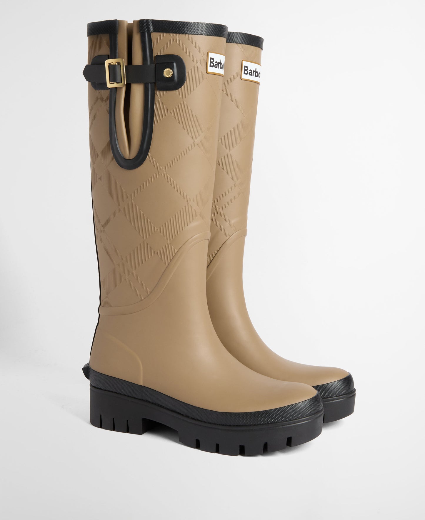 Leighton Tartan Wellingtons