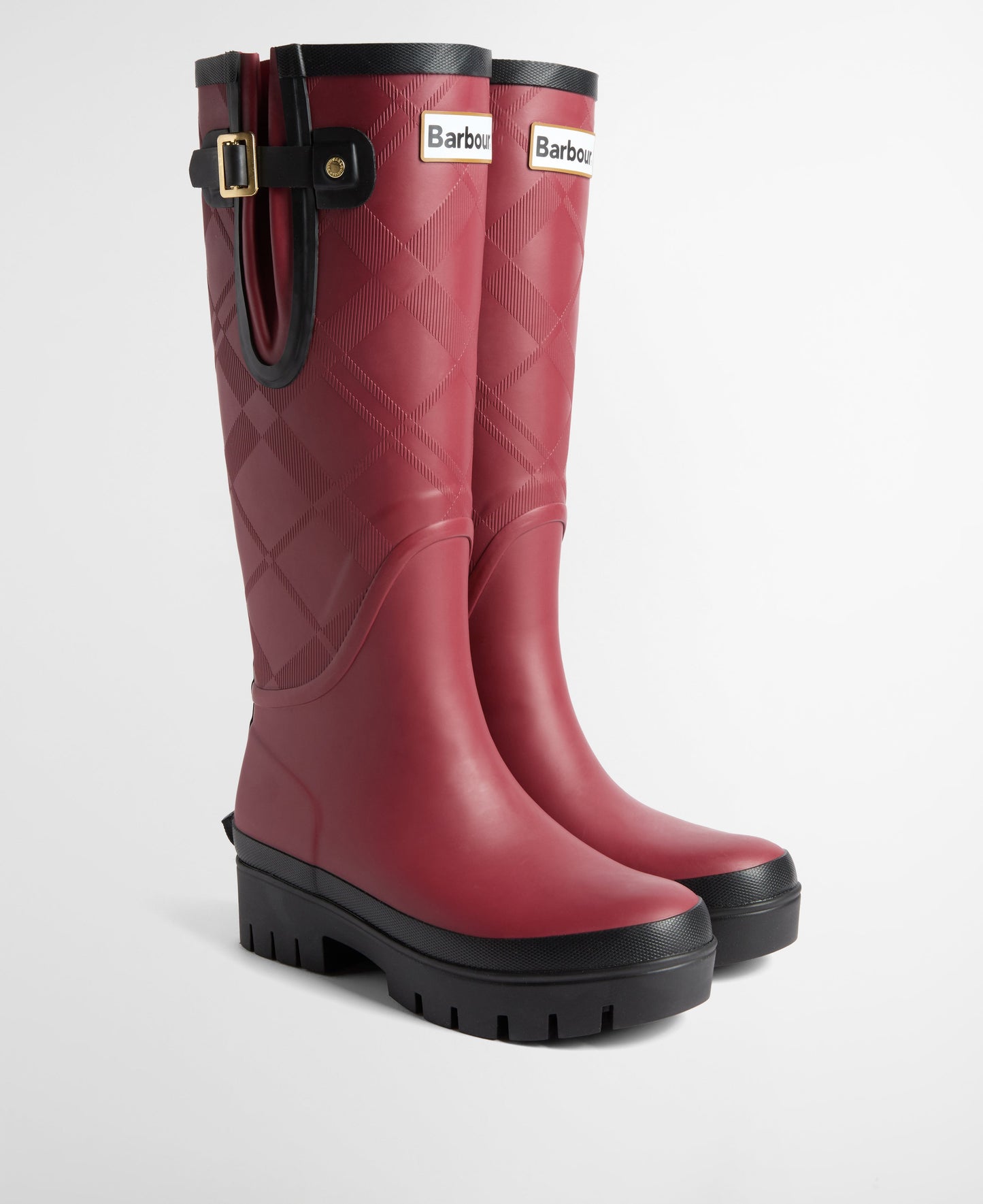 Leighton Tartan Wellingtons