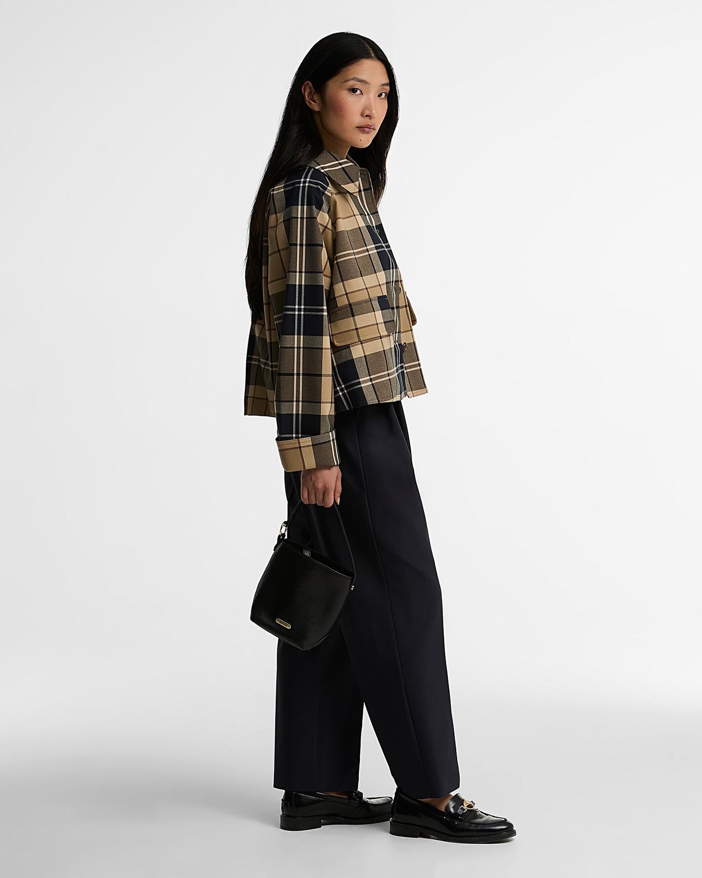 Delilah Tartan Showerproof Jacket