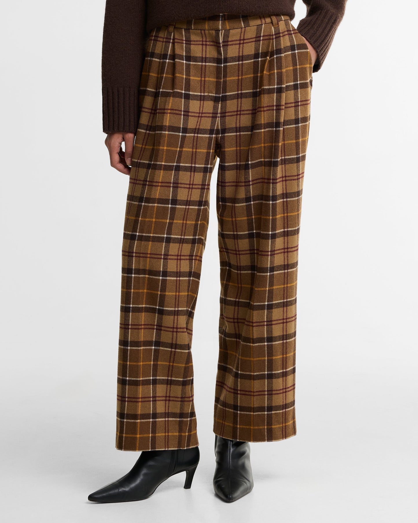 Darwen Tartan Straight-Leg Trousers