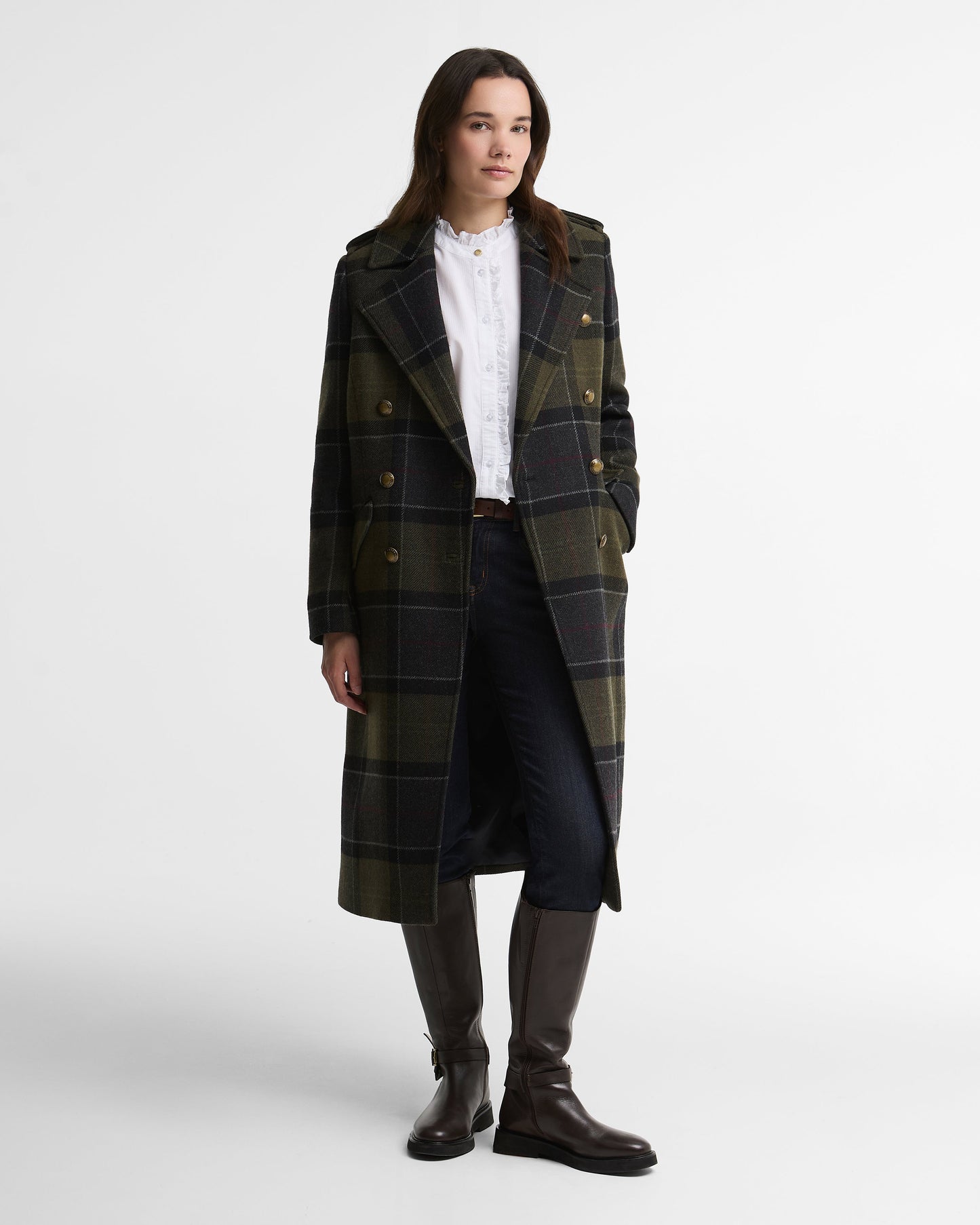 Cottesmore Checked Wool Coat