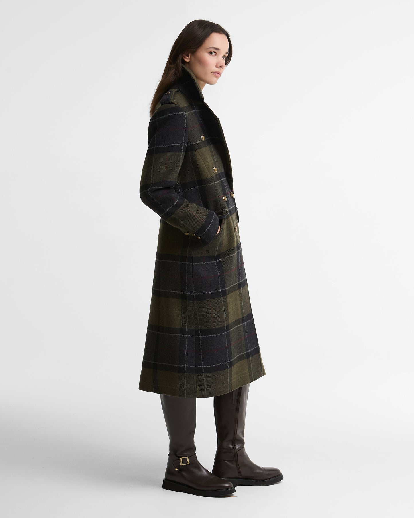 Cottesmore Checked Wool Coat