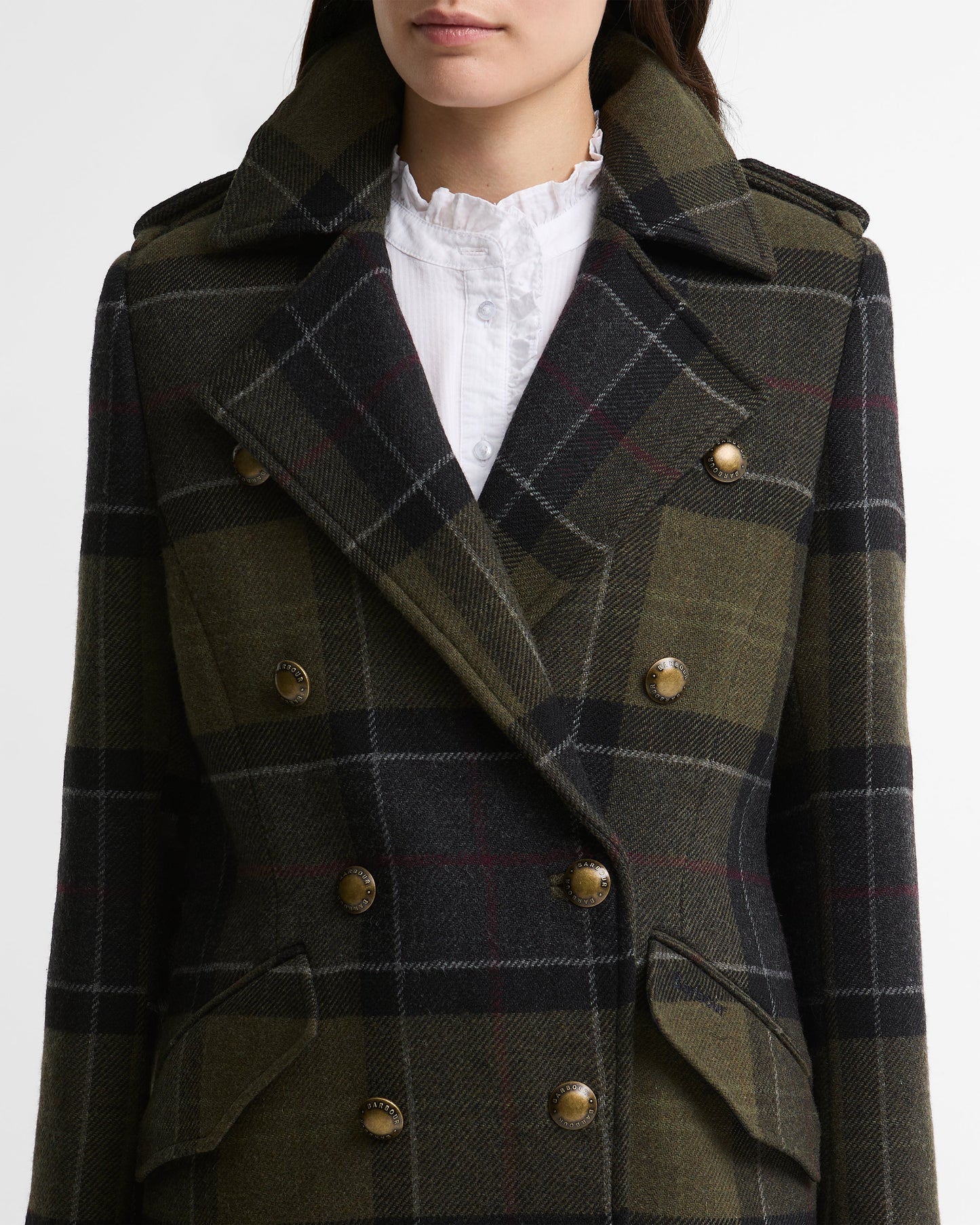 Cottesmore Checked Wool Coat