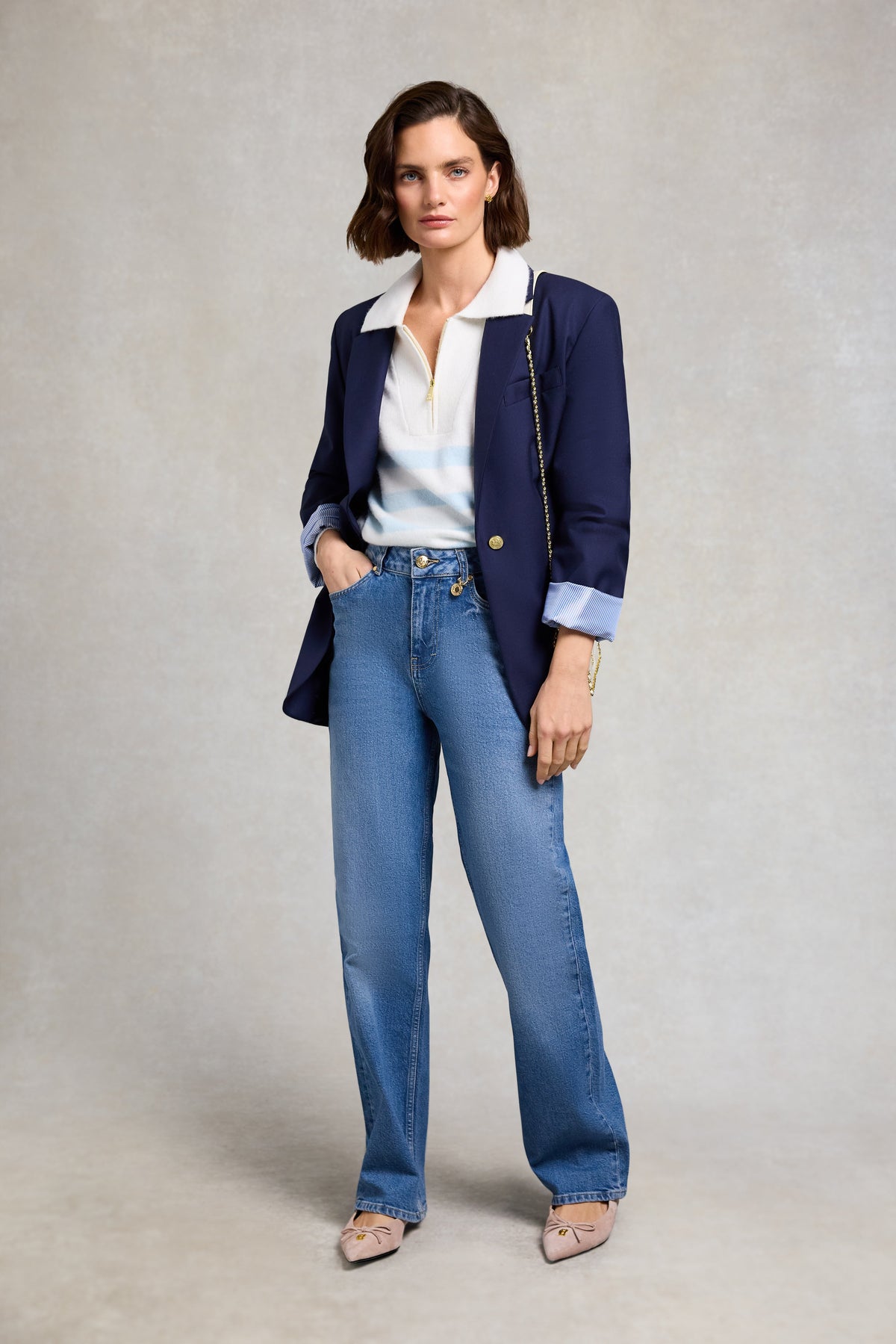 Lydia Quarter Zip Knit