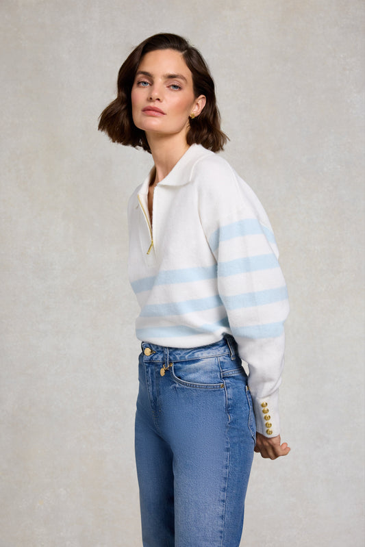 Lydia Quarter Zip Knit