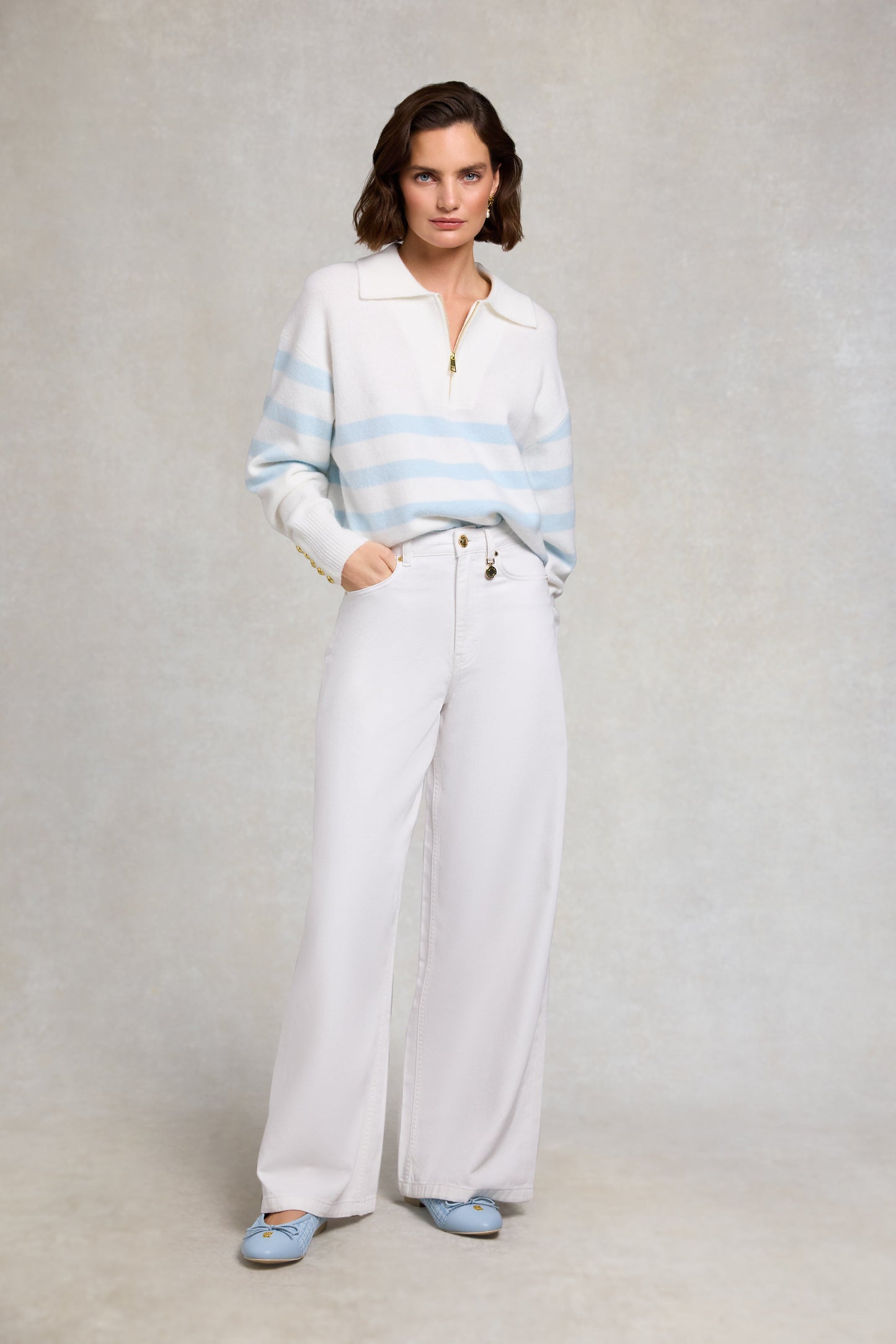 Lydia Quarter Zip Knit